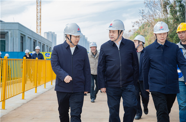 湖北省副省長張文彤到創世大發建設集團桂園賦項目考察指導工作